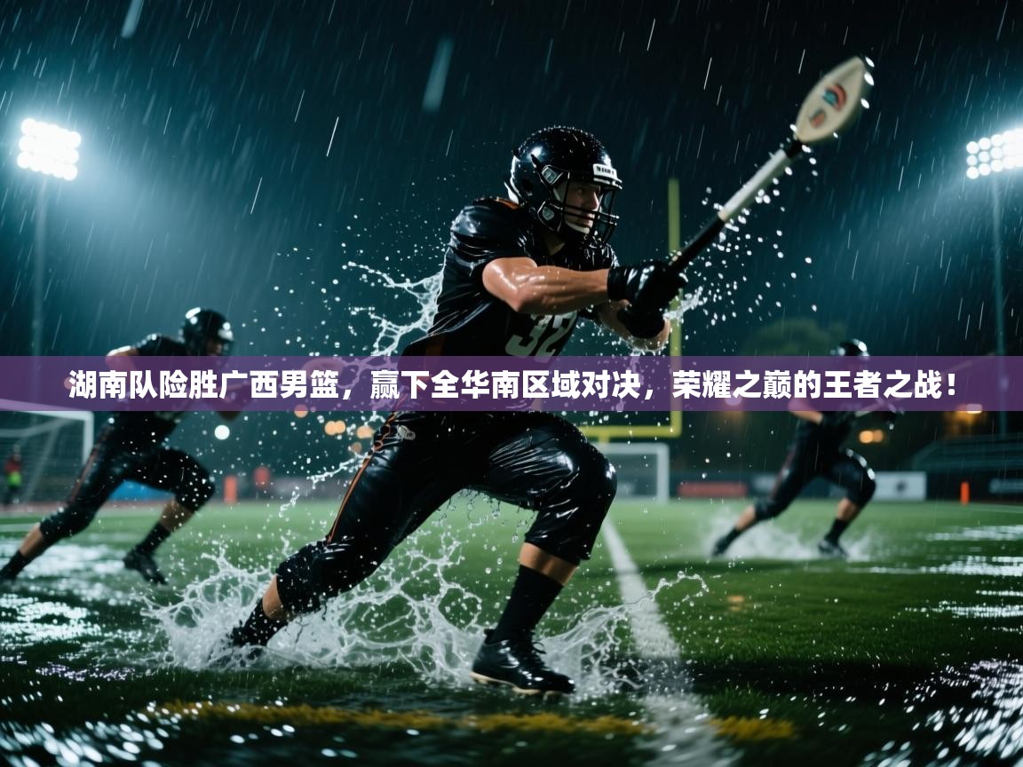 湖南队险胜广西男篮，赢下全华南区域对决，荣耀之巅的王者之战！  第2张